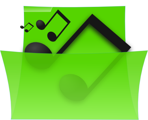 Folder Oxygenlike Green Music