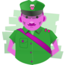download Postman clipart image with 270 hue color