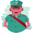 download Postman clipart image with 315 hue color
