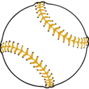 download Baseball clipart image with 45 hue color