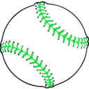 download Baseball clipart image with 135 hue color