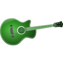 download Guitar clipart image with 90 hue color