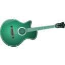 download Guitar clipart image with 135 hue color