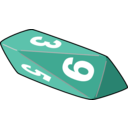 download Dice clipart image with 315 hue color