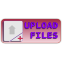 download Upload File clipart image with 225 hue color