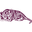 download Tiger Cub clipart image with 315 hue color