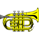 download Pocket Trumpet clipart image with 0 hue color