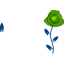 download Red Rose clipart image with 90 hue color