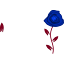 download Red Rose clipart image with 225 hue color