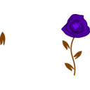 download Red Rose clipart image with 270 hue color