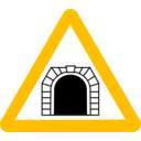 download Roadsign Tunnel clipart image with 45 hue color