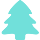 download Christmas Tree Icon clipart image with 90 hue color
