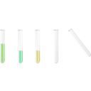 download Test Tubes clipart image with 45 hue color