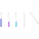 download Test Tubes clipart image with 180 hue color