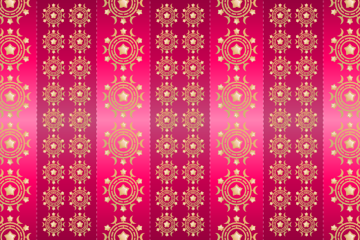 Background Pattern Fuschia