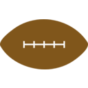 download American Football clipart image with 0 hue color