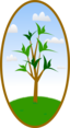 Oval Tree Landscape