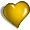 download Heart clipart image with 45 hue color