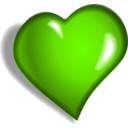 download Heart clipart image with 90 hue color