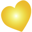 download Hearts clipart image with 45 hue color