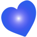 download Hearts clipart image with 225 hue color