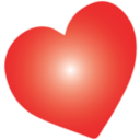 download Hearts clipart image with 0 hue color
