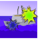 download Ship Sea Battle clipart image with 45 hue color