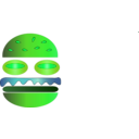 download Burger Sandwich Icon clipart image with 90 hue color