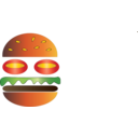 download Burger Sandwich Icon clipart image with 0 hue color