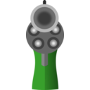 download Revolver clipart image with 90 hue color
