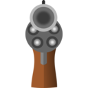 download Revolver clipart image with 0 hue color