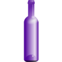 download Empty Green Bottle clipart image with 180 hue color