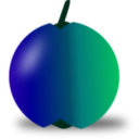 download Red And Green Apple clipart image with 135 hue color