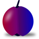 download Red And Green Apple clipart image with 225 hue color