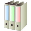 download 3 Binders clipart image with 0 hue color