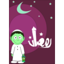download Ramadan clipart image with 90 hue color