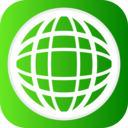 download Green Globe clipart image with 0 hue color
