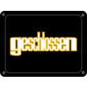 download Schild Geschlossen clipart image with 45 hue color