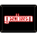 Schild Geschlossen