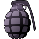 download Handgrenade clipart image with 180 hue color
