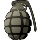 download Handgrenade clipart image with 315 hue color