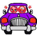 download Couple Car Smiley Emoticon clipart image with 315 hue color