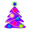 download Christmas Tree clipart image with 90 hue color