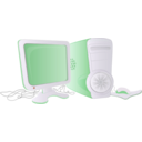 download Computer clipart image with 270 hue color
