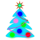 download Christmas Tree clipart image with 0 hue color