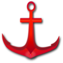 download Golden Anchor clipart image with 315 hue color