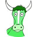 download Drawn Cow clipart image with 90 hue color
