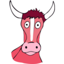 download Drawn Cow clipart image with 315 hue color