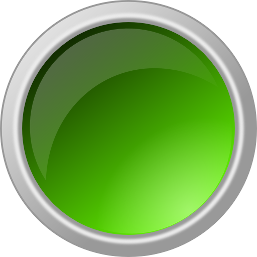 Glossy Green Button