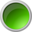 Glossy Green Button